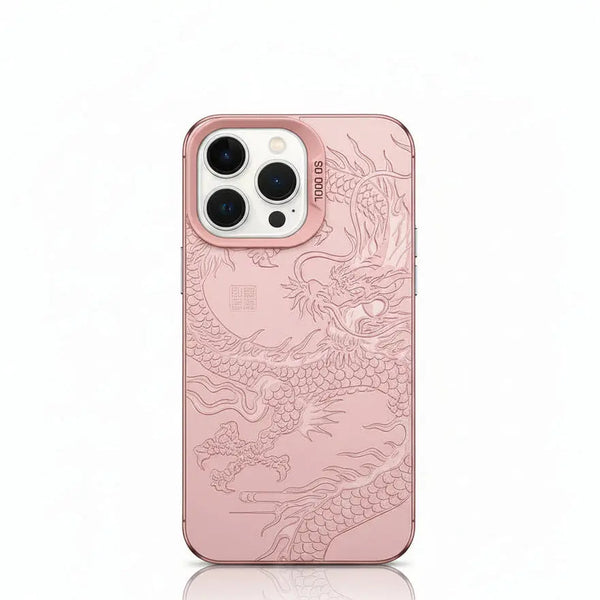 Luxury Dragon Embossed iPhone Cases - GlowNestTechRediPhone 17 Pro MaxLuxury Dragon Embossed iPhone Cases