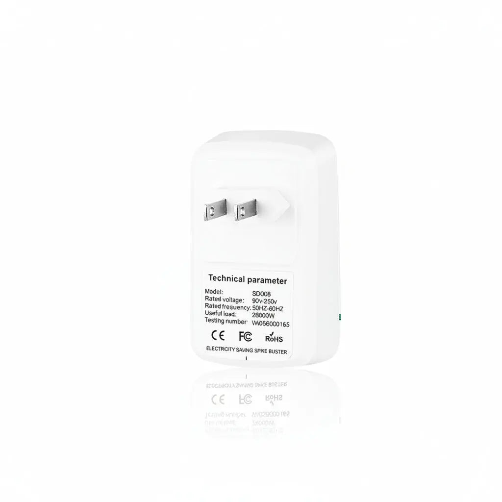 Smart Electricity Saver Plug - GlowNestTechWhiteEU90 - 250VSmart Electricity Saver Plug